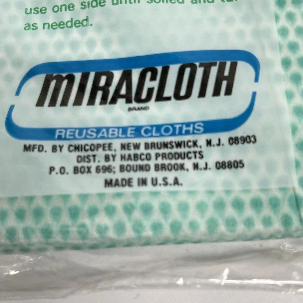 Miracloth Reusable Cloths Dottie Dust & All Purpose Vintage Made In USA New Set